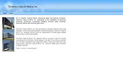 Desktop Screenshot of dominionglass.com