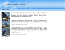 Tablet Screenshot of dominionglass.com